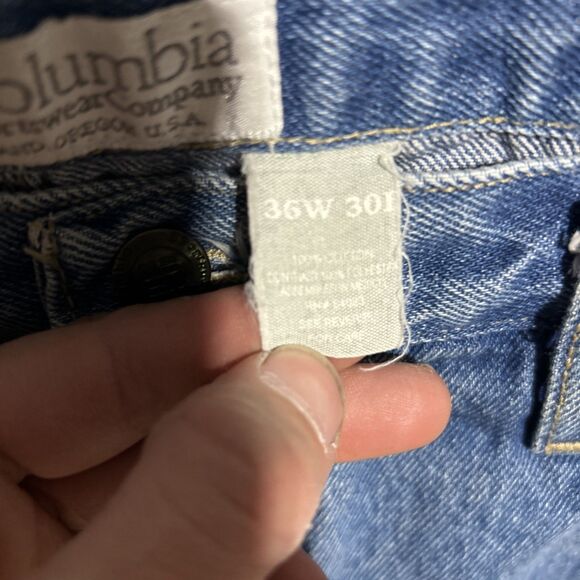 Vintage Columbia Double Knee “Mother Tough” Jeans – Men’s 32x32 - Picture 8 of 10